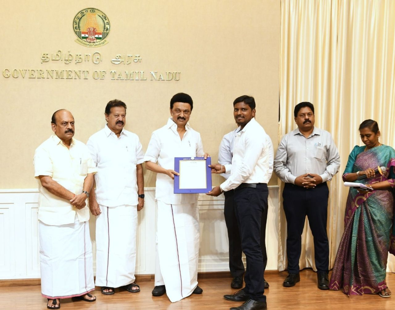 Visaiyon - TANSEED 4.0 award from Chief Minister Thiru.M.K.Stalin